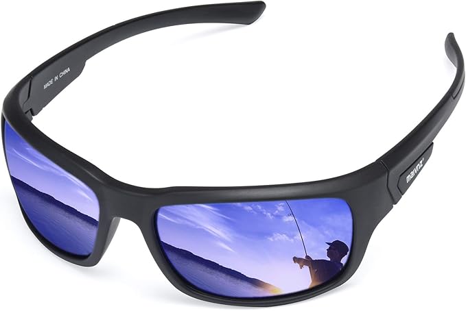 maivnz Floating Polarized Fishing Sunglasses for Men Women, Unsinkable UV400 Sports Glasses for Kayaking, Boating & Surfing