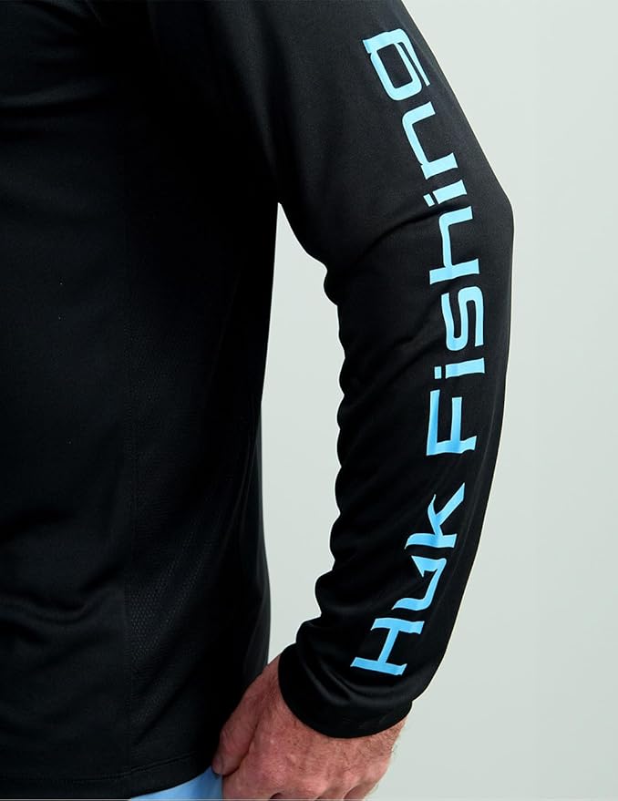 HUK Men's Pursuit Vented Long Sleeve Fishing Shirt (+30 UPF)