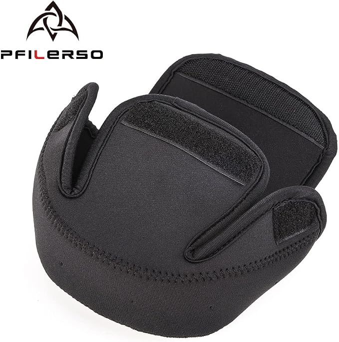 3Pcs Fishing Spinning Reel Covers Bag Baitcasting Trolling Fishing Reel Protective Case Pouch Sleeve Gloves Fishing Bags Fits 1000-8000 Series Reel 3Size (Samll-3Pack)