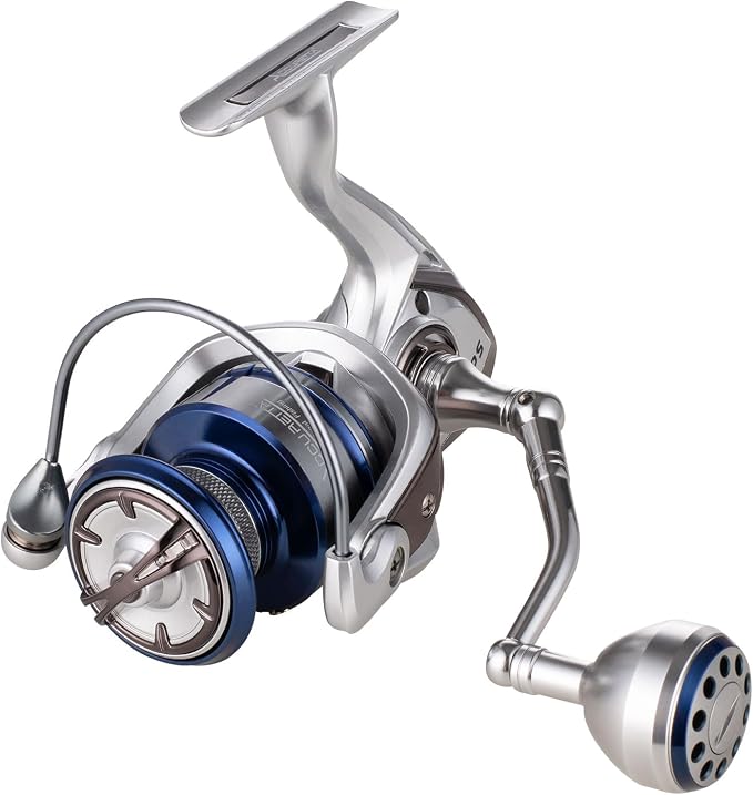 Saltwater Spinning Reel,13+1BB Ultra Smooth Saltwater Fishing Reels,Powerful Carbon Drag,CNC Aluminum Spool & Handle