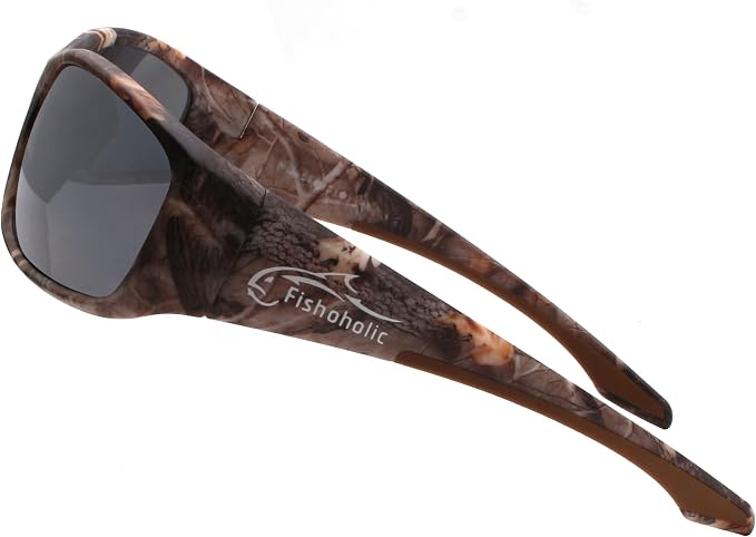 Fishoholic Polarized Bi-Focal Fishing Sunglasses with Reader Magnification (1.5x, 2.0x, 2.5x Options) and UV400 Protection