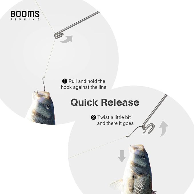 Booms Fishing R08 Fishing Hook Remover Tools Saltwater Dehooker Shark Hook Remover 10 inches