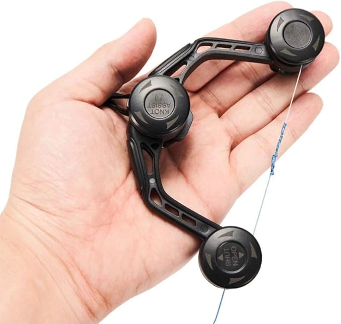 SYCOOVEN Knot Assist GT Knotter Leader Connection Knot Assist 2.0 for FG Knot Braided Line to Leader Connection Fishing Knot Tying Tool for Braid to Monofilament Leader Connections(B)