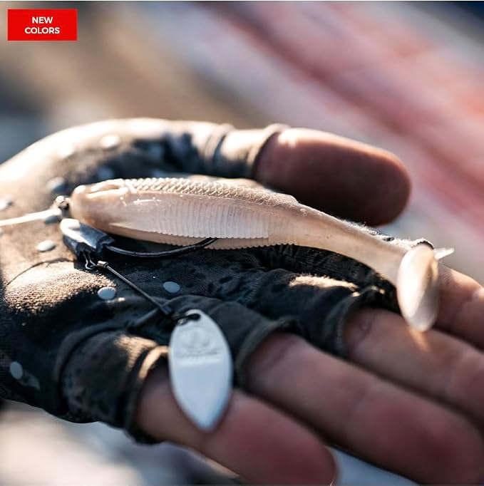 Rapala CrushCity Mayor Soft Plastic Paddle Tail Swimbait, Strong Kicking Action for Swim Jigs & Underspins, Bass, Redfish, Trout, Snook, Walleye & More