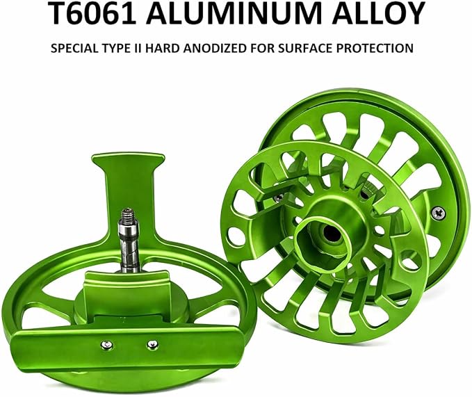 Aventik FLK Fly Fishing Reel Aluminum Trout 3/5, 5/7, 7/9wt Large Arbor Freshwater Fly Reel