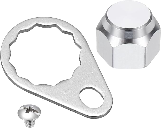 Fishing Reel Screw Nut Caps, Right Handle Knob Locking Plate Nut Replacement Parts