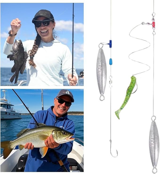 10PCS Fishing Weights Torpedo Sinkers Inline Trolling Sinkers Weights Kit Fishing Sinkers Catfishing Sinkers Saltwater Fishing Torpedo Weights Double Ring Sinkers - 1oz(30g)
