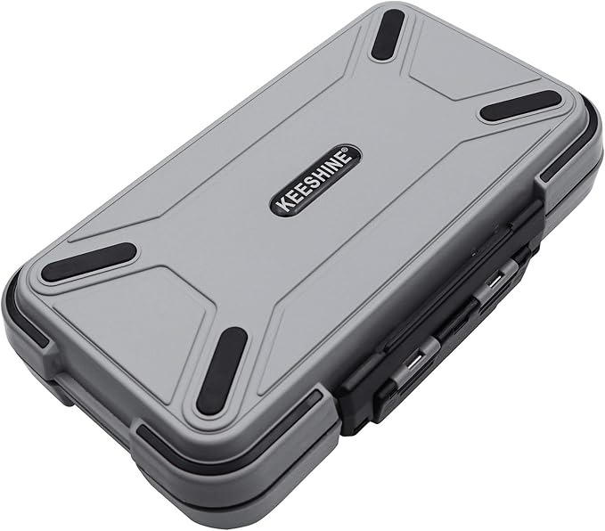 Fishing Tackle Box, Floating Storage Box, Double-Sided Lure Box with Adjustable Dividers Organizer Making Kit Container