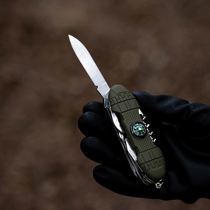 Multi Functional Combination Tool, Portable, 18x3x2.5cm, Outdoor Gear Tool, Camping Gadget, Compact, for Outdoor Hiking, Survival, Fishing