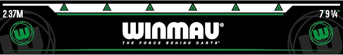 Winmau Darts Oche Line - High Visibility Throw Line Marker with Toe Markers for Consistent Stance - Self-Adhesive, Sticks to Hard Floors (Wood/Tile/Laminate) - Regulation Distance