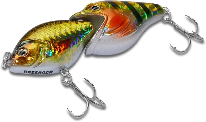 BASSROCK Fish Group Single Jointed Swimbait Bass Fishing Lure Hard Bait 3.5” 11/16oz