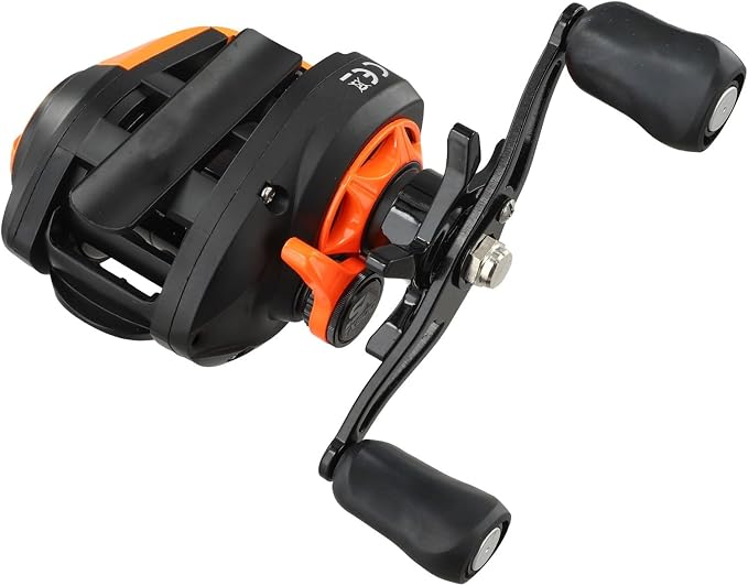 Digital Baitcasting Fishing Reel 7.2:1 Gear Ratio with Bite Alarm and Line Counter Depth Positioning, 10+1 BB Aluminum Spool for Saltwater Freshwater, Left or Right Hand Retrieve