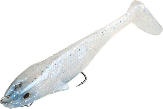 Strike King Final Copy Fishing Lure, Pre-Rigged Soft Plastic Swimbait, Free-Swinging Size 4 Treble Hook, Belly Magnetic Hook Keeper, 7/8-Ounce