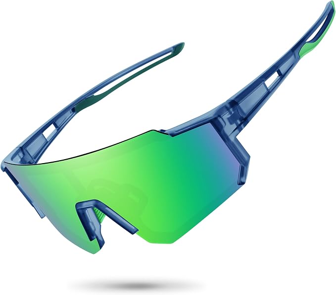 STORYCOAST Polarized Sports Sunglasses for Men Women,Driving Fishing Cycling Mountain Bike Sunglasses UV400 Protection