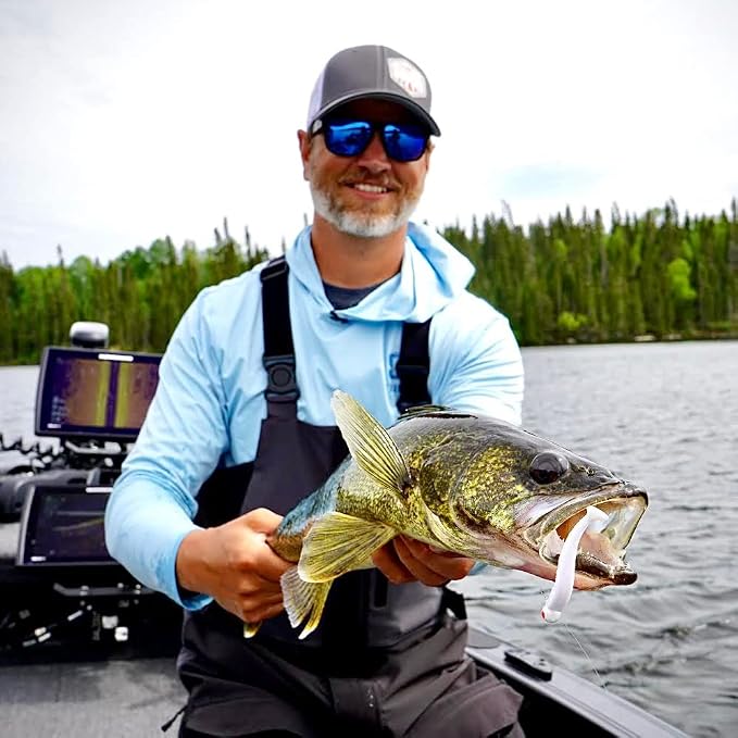 Northland Tackle Gum-Ball Fishing Jig Heads for Walleye, Bass, Trout, Crappie, & Panfish – 22 Lure Colors, Bulk Packs, 8 Sizes (1/64, 1/32, 1/16, 1/8, 3/16, 1/4, 3/8, & 1/2 Oz)