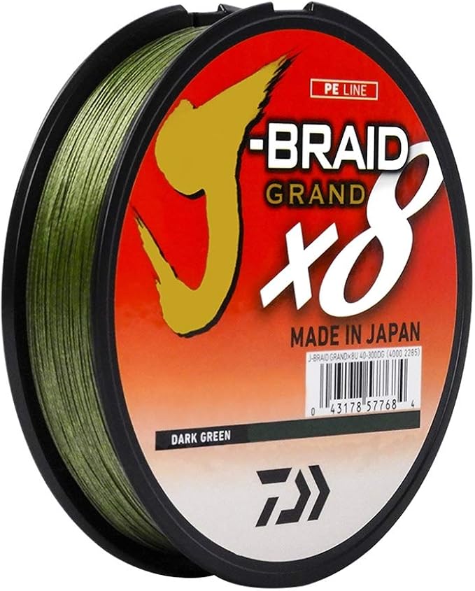 Daiwa J-Braid Grand 8 X 300 YDS Filler Spool