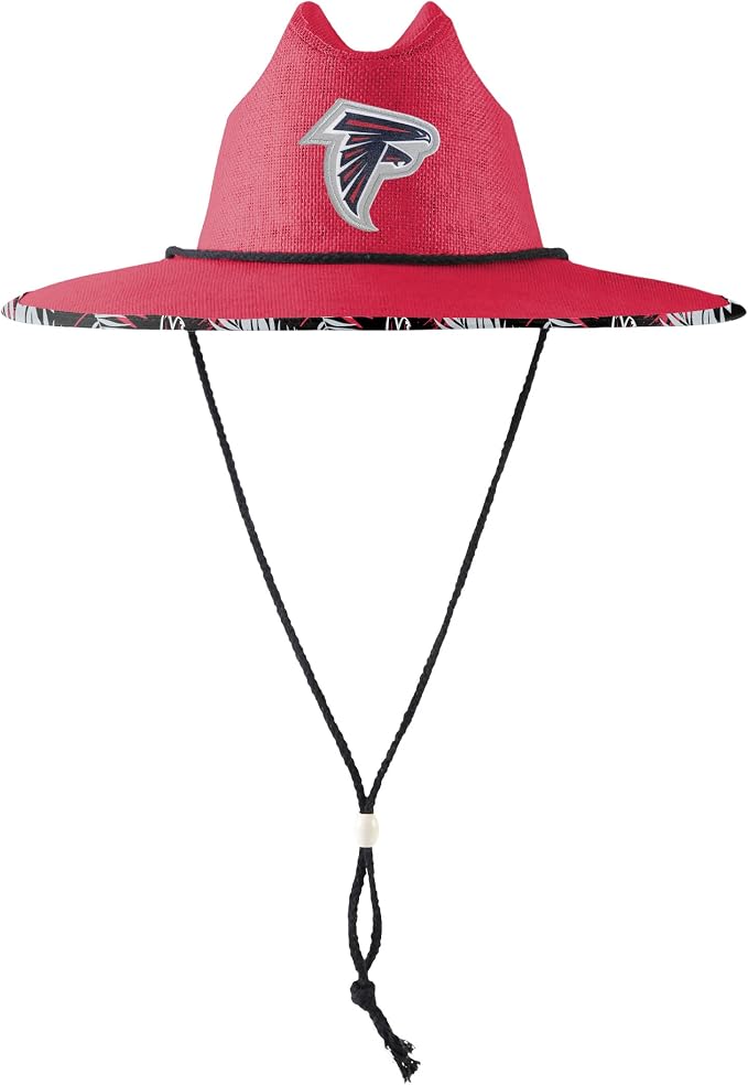FOCO Men's NCAA College Team Logo Floral Straw Sun Hat