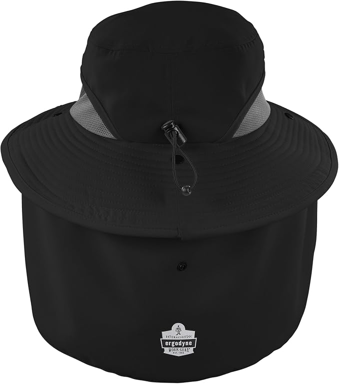 Ergodyne Unisex Adult Chill-its 8934 Ranger Hat with Neck Shade