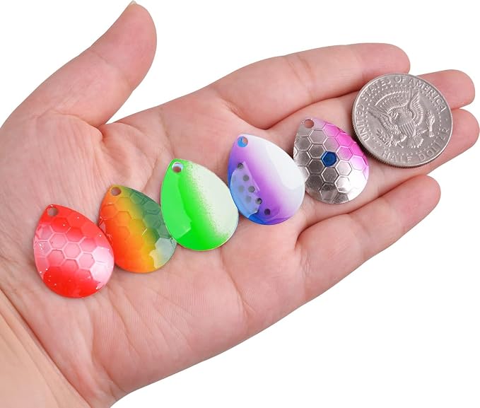 Walleye Rig Making Kit DIY Fishing Lure Spinner Making Kit Supplies Parts Crawler Harness Live Bait Rigs Colorado Blades Pompano Floats Clevis Beads Tackle Fishing