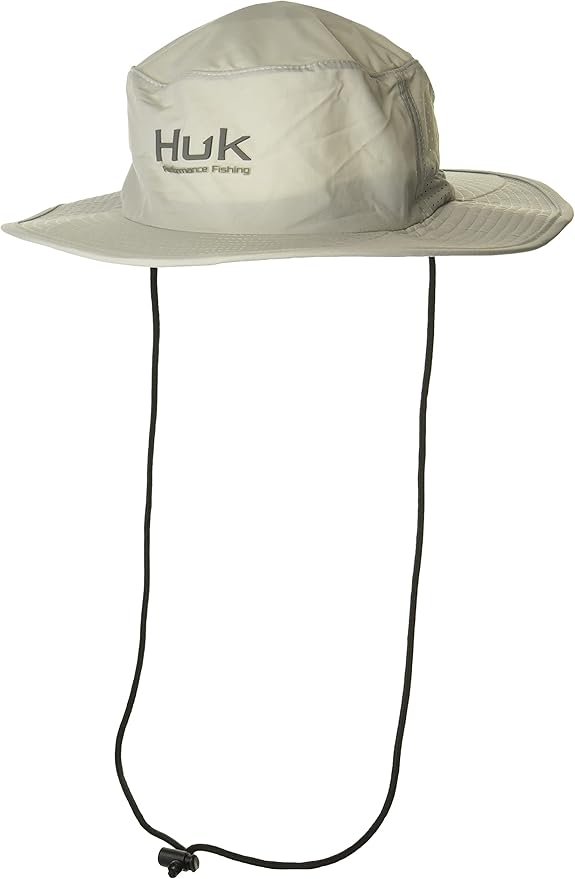 HUK Men's Boonie Hat, Wide Brim Fishing Hat for Men