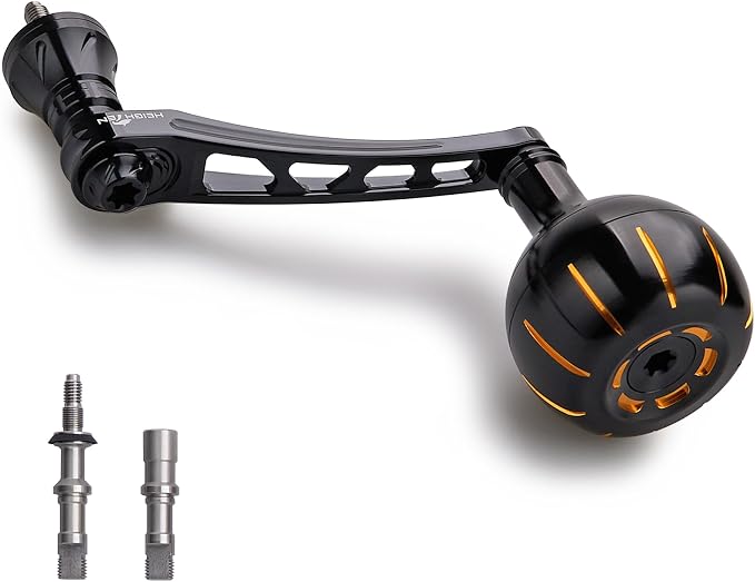 HEIGHTEN 65-70mm Spinning Reel Handle with 38mm Knob for Shimano Stradic FL FM Stella Vanford Vanquish Nasci Twinpower Daiwa Fuego BG MQ Ballistic Certate Luvias Tatula