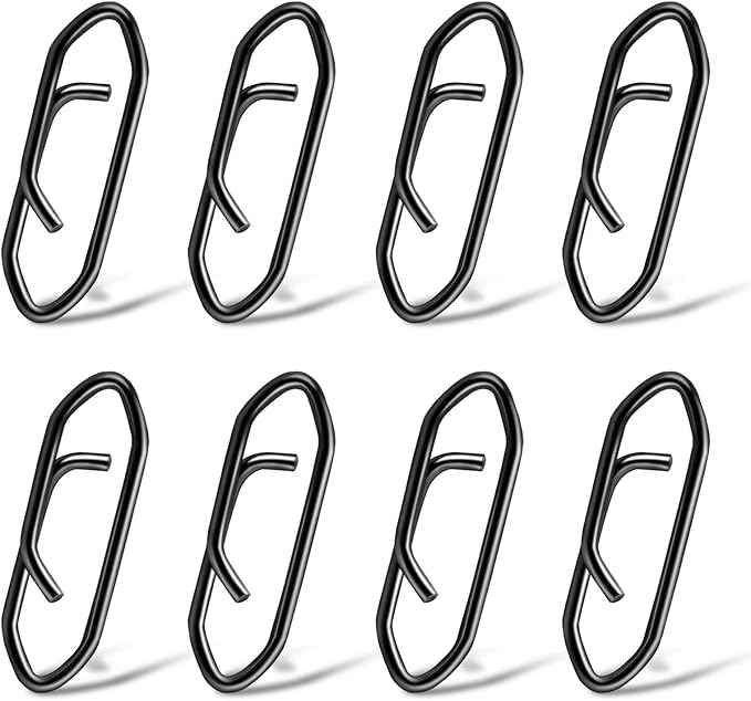 Speed Clips for Fishing Lures, Fishing Speed Clips, Fishing Snaps Saltwater, Freshwater Stainless Steel, Fishing Quick Clips, Fishing Clips Quick Change