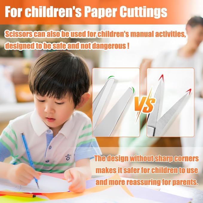 2PCS Folding Scissors, Portable Travel Scissor, Gift for Men Glasses Shaped Mini Shear Telescopic Cutter, Anti Rust Stainless Steel Scissors for Fishing Sewing Home Office (Rose Gold, Gold)