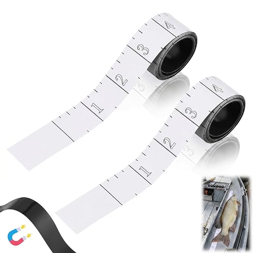 Sabary 2 Pcs Fish Ruler for Boat 36 Inch Magnetic Waterproof Measuring Ruler Flexible Measurement Tape Tool Fish Scales for Boats, Kayaks, Fishing Accessories