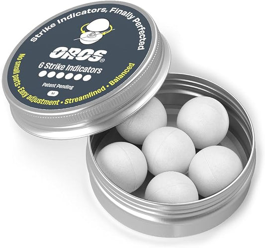 Oros Strike Indicators for Fly Fishing, Reusable Foam Nymph Indicators, High Visibility Trout Fishing Float, Assorted Sizes