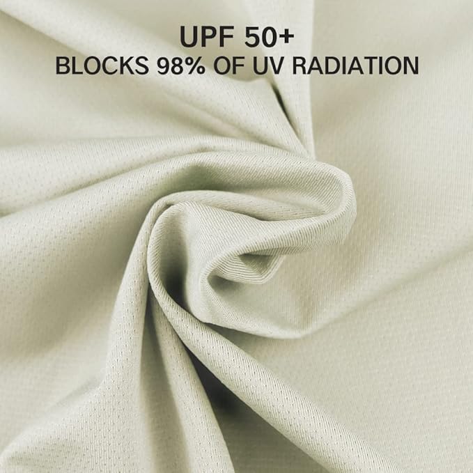 Unisex UV Protective Fingerless Gloves UPF 50+ Summer Sun Glove for Outdoor Fishing Cycling Hiking Driving Kayaking