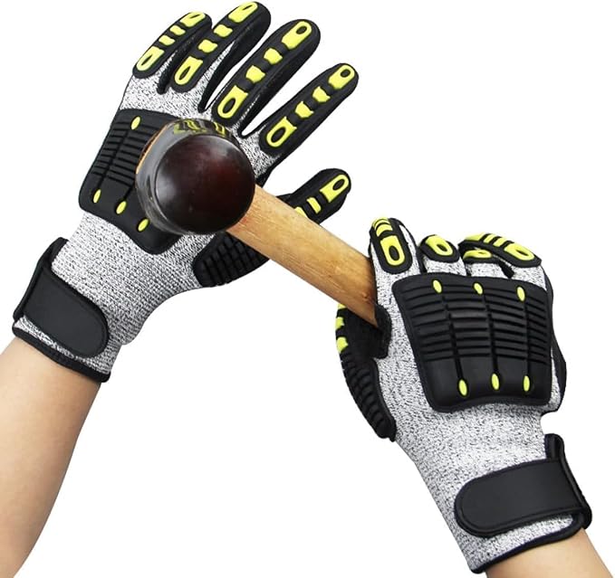 Lobster Gloves for Diving, Puncture and Cut Resistant Fishing Spearfishing Freediving Scuba Diving Gloves, Fully Coated Safety Work Glove for Men Women