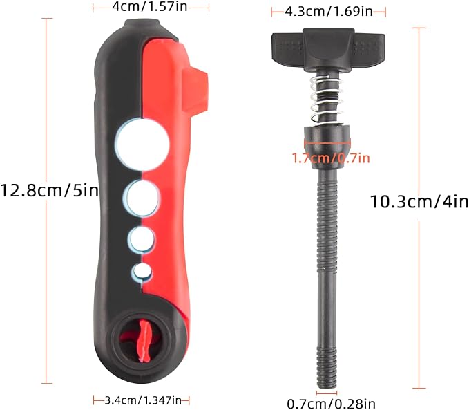 2PC Fishing Line Counter and Fishing Line Spooler Set, Universal Rod Clamp 4 Sizes Silicone-Protected Spooler, 0-999M Depth Gauge Counter,Smooth Winding System for Spinning/Baitcasting Reels