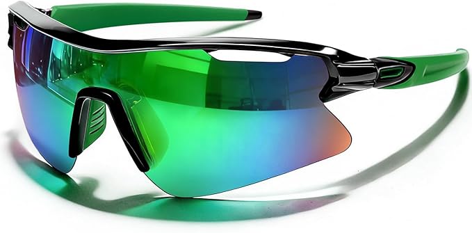 SEKKAF Polarized Sports Sunglasses for Men Women and Youth, UV400 Protection Ideal for Cycling Baseball Fishing Golf Running
