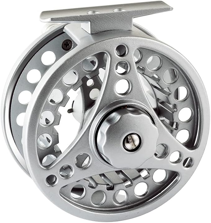 (1/2WT 3/4WT 5/6WT 7/8WT) Fly Reel with Line Combo Aluminum Alloy Large Arbor Fly Fishing Reels Weight Forward Fly Line with Braided Backing Taper Leader Pre-Tied