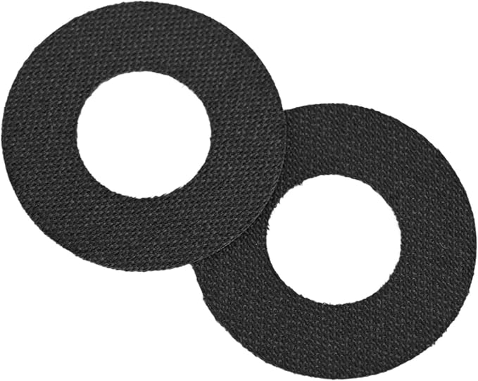 2 Pieces Carbon Fiber Drag Washers For Baitcasting Drum Fishing Reel Brake Pads 31Mm 34Mm Sizes Black High Durability Repair Kit(34mm*16mm*0.5mm)