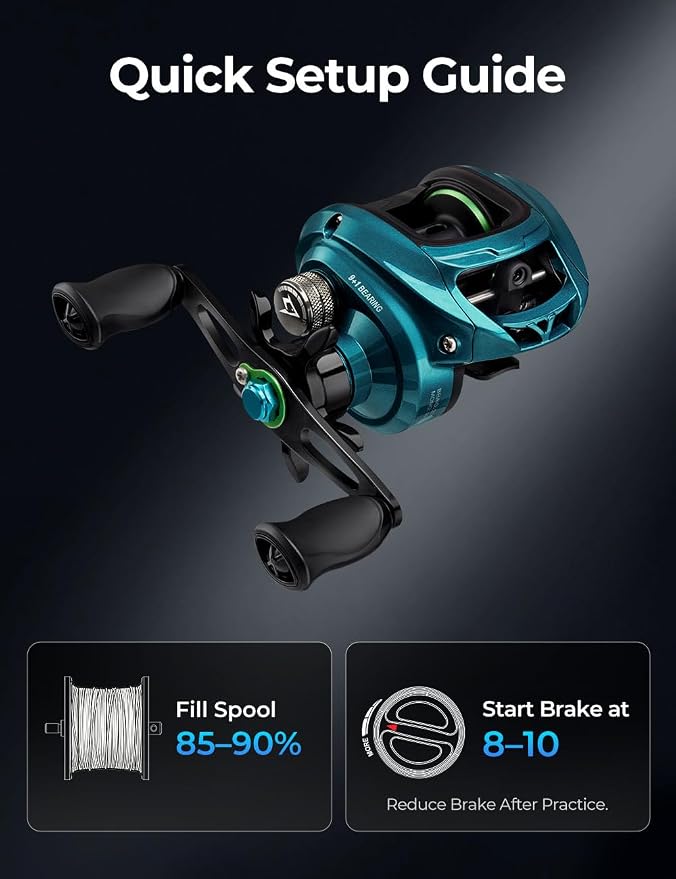 Piscifun Ultra-Light Baitcasting Reel, 5.5 oz Compact Low Profile Baitcaster, 7.1:1 Gear Ratio, 40mm Palm Fit, Magnetic Brake Fishing Reel for Creeks, Ponds, Light Lures & Finesse Bass