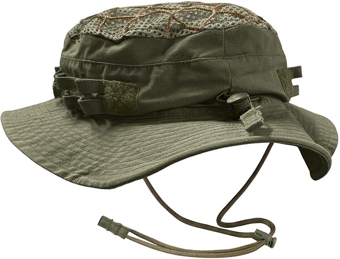 CQR Men's Tactical Boonie Hat, Breathable Packable Sun Hat for Hunting, Hiking, Fishing, Shooting, and Outdoor Activities
