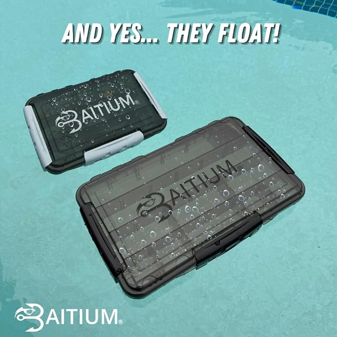 Baitium XTRAseal Waterproof Fishing Tackle Box Organizer, Tackle Boxes With Dividers, Tacklebox for Fishing, 3600 3700 Tackle Tray, Fishing Gear
