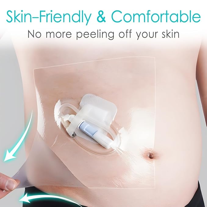 Waterproof Dialysis Catheter Shower Cover Large Coverage Shields for Peritoneal Dialysis Port Accessories PD Chest Catheter Central PICC Line Feeding Tube 10"x12"(Pack of 25)