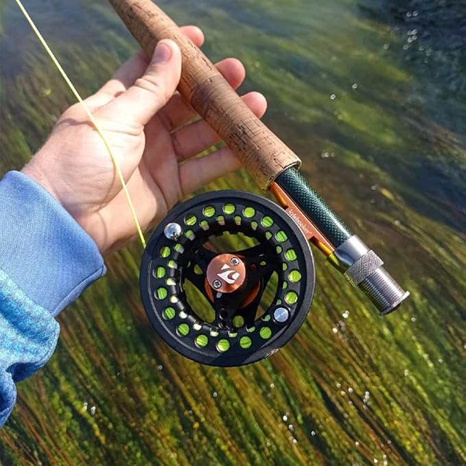 Kylebooker Large Arbor Fly Fishing Reel 3/4wt 5/6wt 7/8wt