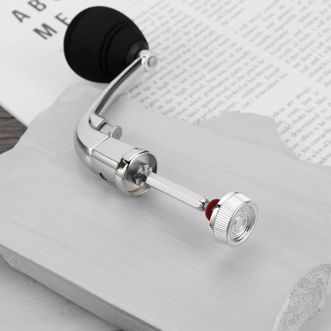 3PCS Fishing Reel Handle Aluminum Alloy with EVA Knob Fishing Spinning Reel Handle for 1000-7000 Series Spinning Reel 3 Size Silver