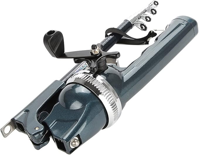 Fishing Rod, Fishing Pole Fishing Rod and Reel Combo Telescopic Fishing Rod Collapsible Rod Stainless Steel Pocket Size Tackle Portable for Beginner Adults Travel Camping Saltwater Freshwater