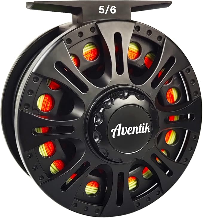 Aventik Fly Fishing Reel 3/4/5/6/7/8/9 Pre-Loaded Fly Reel with Line Combo