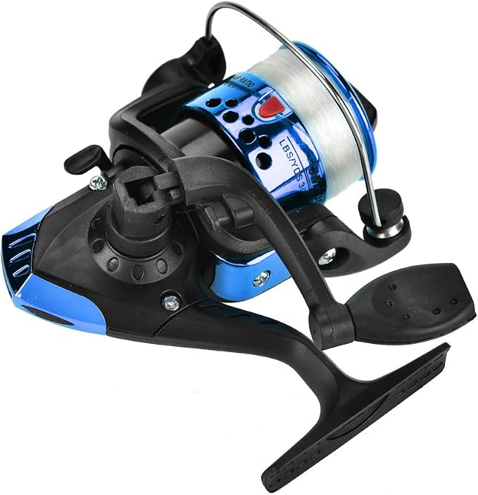 OUKENS Fishing Reel, 3 Colors Freshwater Plastic Plating Lightweight Spinning Fishing Reel Tackle Accessory