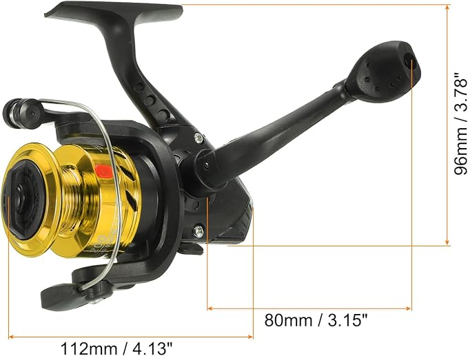 PATIKIL Fishing Reel Left/Right Interchangeable Handle