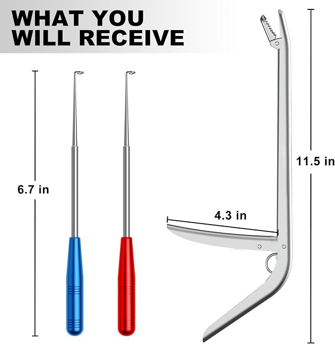 SNAIL TRAIL Fish Hook Remover Tool - Suitable for Most Types of Lures. Fishing Pliers for Fishhook Removal, Saltwater Dehooker Gear, Gifts for Beginners & Pro Fisherman