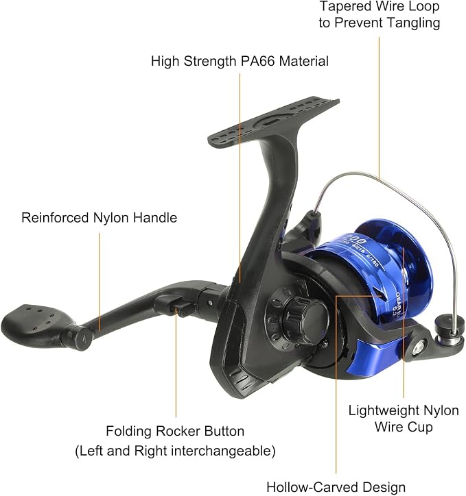 PATIKIL Fishing Reel Left/Right Interchangeable Handle