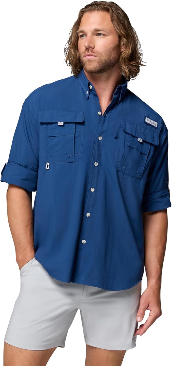 Columbia Men's PFG Bahama II Long Sleeve Fishing Shirt