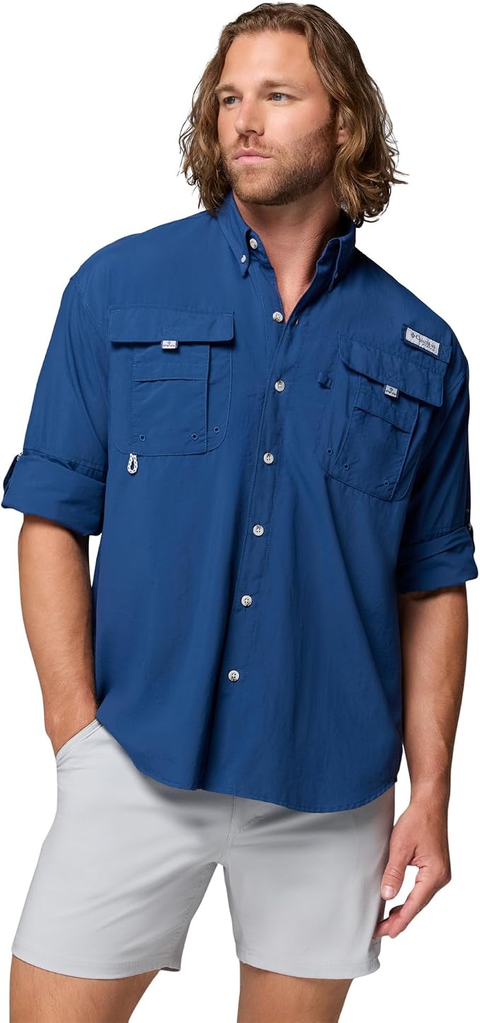 Columbia Men's PFG Bahama II Long Sleeve Fishing Shirt