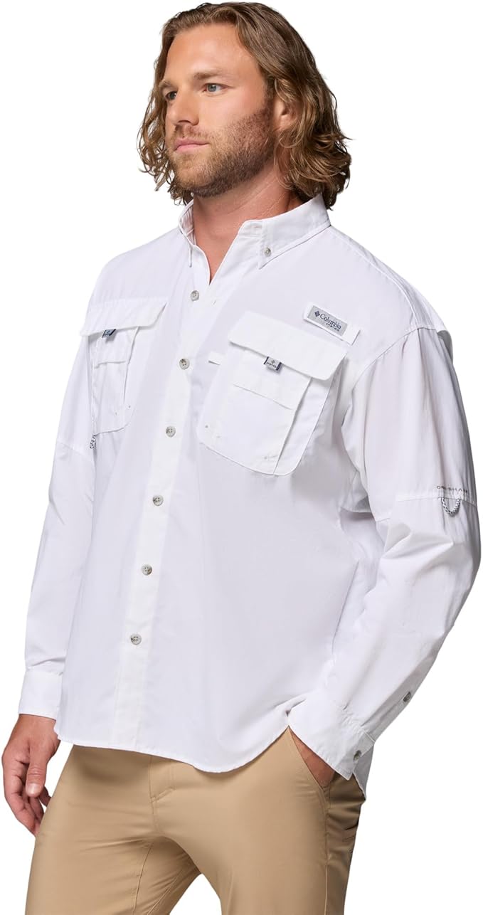 Columbia Men's PFG Bahama II Long Sleeve Fishing Shirt